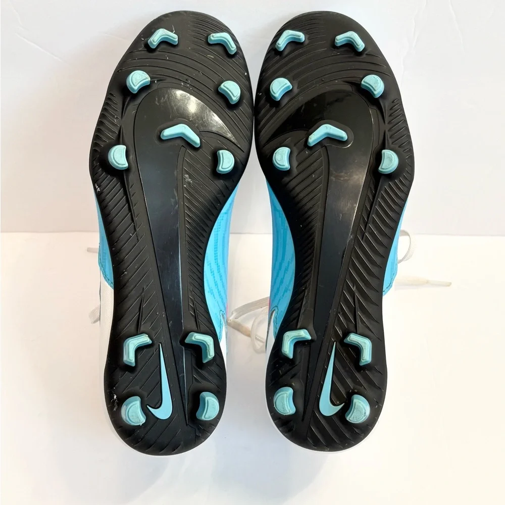 Nike Phantom GX Club Soccer Cleats Blue/Pink Men’s Size 5.5‎ Women’s 7, 7.5